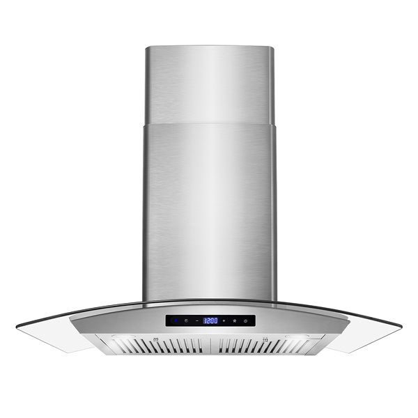 Cosmo 30-in Wall-Mounted Range Hood 380 CFM - Stainless Steel