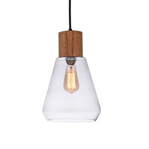 P.W. Design Lorene Pendant 1-Light Teardrop - Clear Glass - 72"