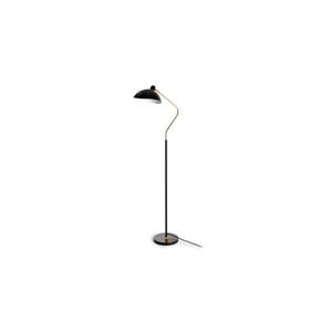 P.W. Design Herrmann Metal Floor Lamp - Antique Brass/Black - 61"