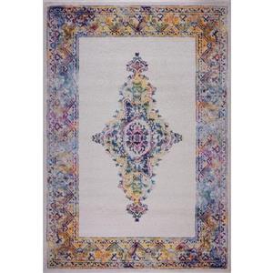 La Dole Rugs® Saba Traditional Area Rug - 7' x 10' - Cream/Multicolour