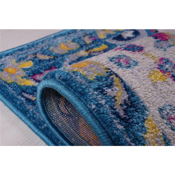 La Dole Rugs®  Darcy Traditonal Persian Area Rug - 8-ft x 11-ft - Blue