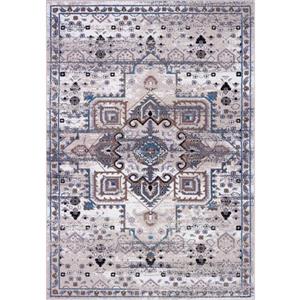 La Dole Rugs® Lyon Vintage Rectangular Area Rug - 8' x 11' - Cream/Beige