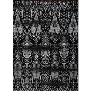 La Dole Rugs® Geometric Contemporary Rectangular Rug - 7' x 10' - Black
