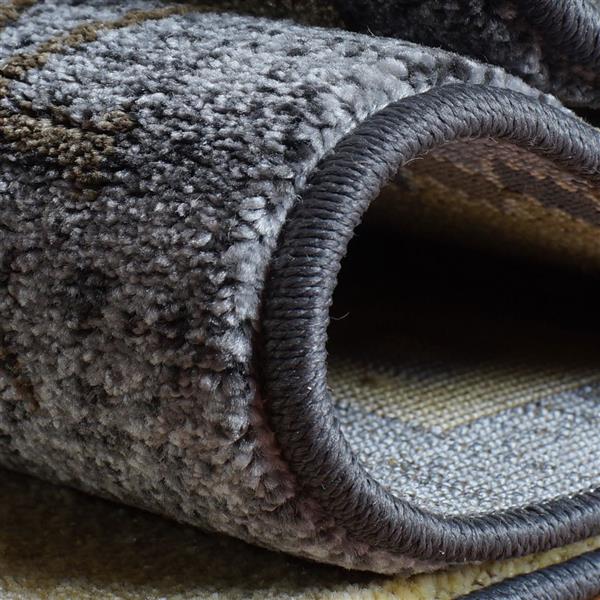 La Dole Rugs®  Guinea European Rectangular Area Rug - 4-ft x 6-ft - Grey/Cream