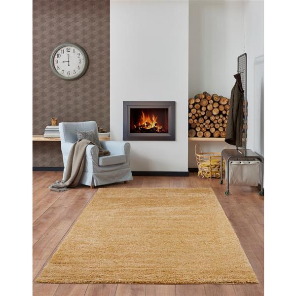 La Dole Rugs® Meknes Area Rug - 3.9-ft x 5.6-ft - Polypropylene - Yellow