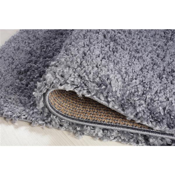 La Dole Rugs® Rabat Turkish Area Rug - 2.6-ft x 4.9-ft - Polypropylene - Gray