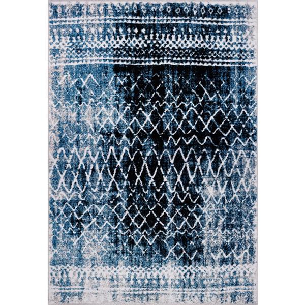 La Dole Rugs® Verona Rug - 6.4-ft x 9.4-ft - Polypropylene - Turquoise ...