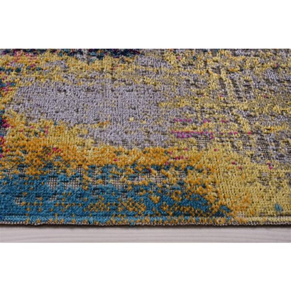 La Dole Rugs® Yorkson Area Rug - 6.4-ft x 9.4-ft - Polypropylene - Multicolour