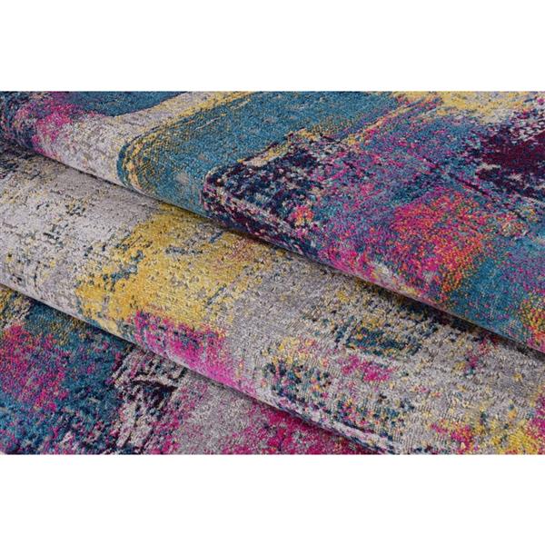 La Dole Rugs® Yorkson Area Rug - 6.4-ft x 9.4-ft - Polypropylene - Multicolour