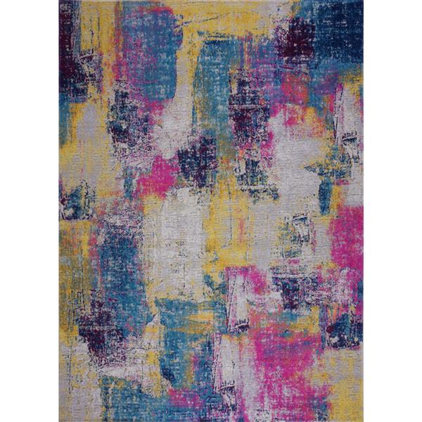 La Dole Rugs® Yorkson Area Rug - 6.4-ft x 9.4-ft - Polypropylene - Multicolour