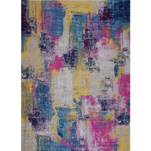 Tapis Yorkson, 7,8 pi x 10,4 pi, polypropylène, multicolore