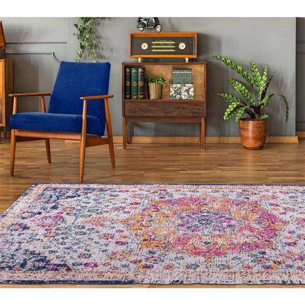 La Dole Rugs®  Area Rug - 7.8-ft x 10.4-ft - Polypropylene - Multicolour
