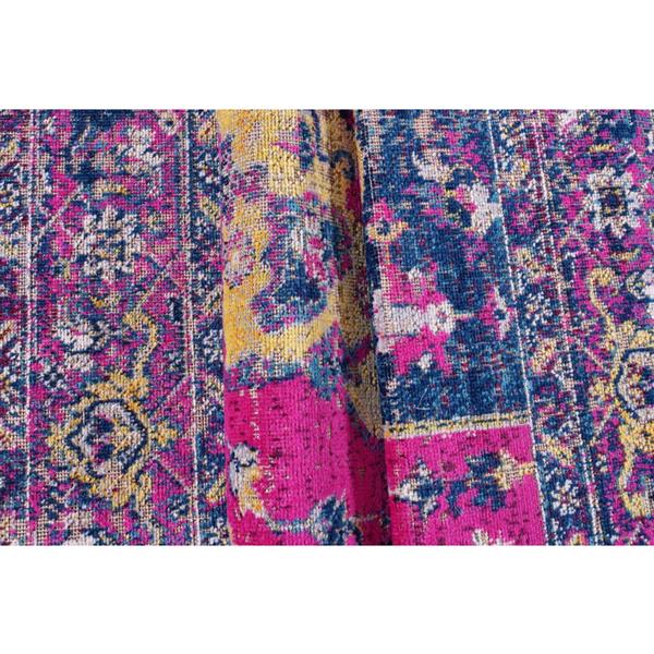 La Dole Rugs®  Beverly Area Rug - 5.3-ft x 7.5-ft - Polypropylene - Pink/Purple