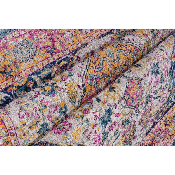 La Dole Rugs®  Florida Area Rug - 6.4-ft x 9.4-ft - Polypropylene - Multicolour