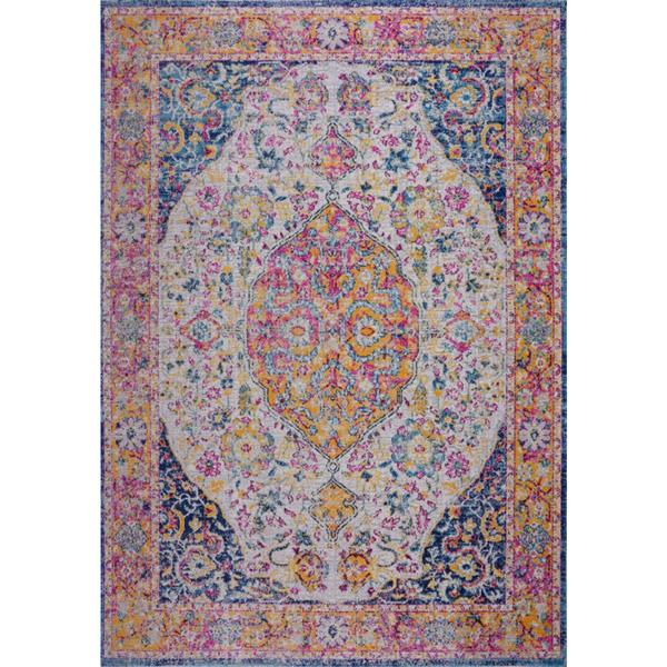 La Dole Rugs®  Florida Area Rug - 6.4-ft x 9.4-ft - Polypropylene - Multicolour