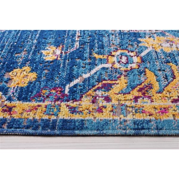 La Dole Rugs® Tremont Area Rug - 6.4-ft x 9.4-ft - Polypropylene - Blue