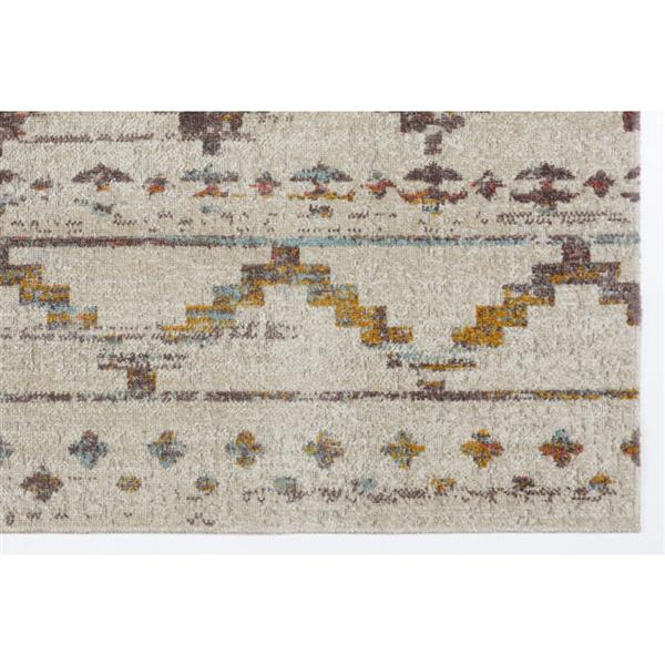 La Dole Rugs®  Cranbrook Area Rug - 6.4-ft x 9.4-ft - Polypropylene - Brown
