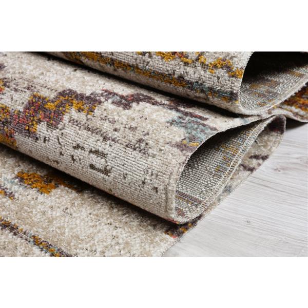 La Dole Rugs®  Cranbrook Area Rug - 6.4-ft x 9.4-ft - Polypropylene - Brown