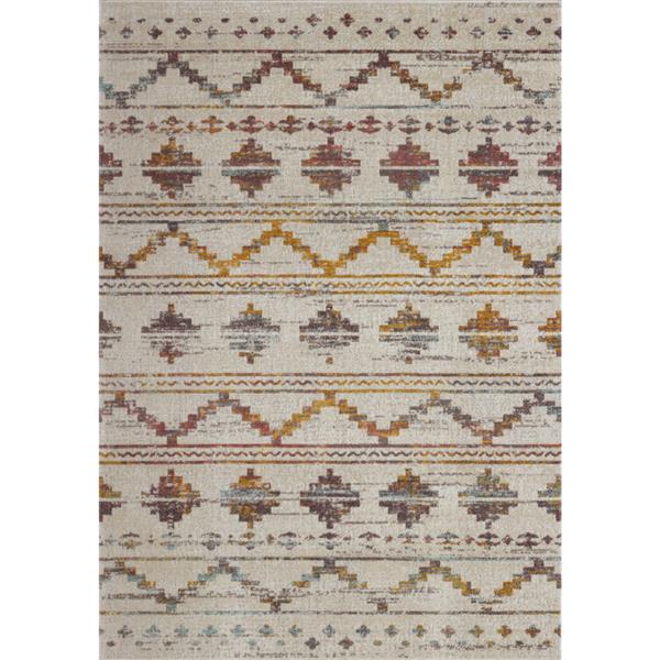 La Dole Rugs®  Cranbrook Area Rug - 6.4-ft x 9.4-ft - Polypropylene - Brown