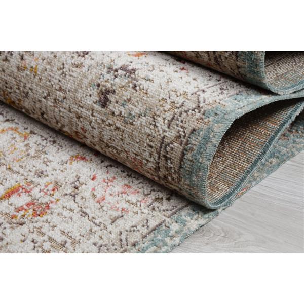 La Dole Rugs® Marigold Rug - 6.4-ft x 9.4-ft - Polypropylene - Cream/Beige