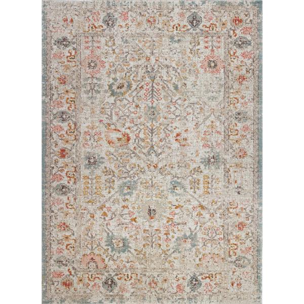 La Dole Rugs® Marigold Rug - 6.4-ft x 9.4-ft - Polypropylene - Cream/Beige