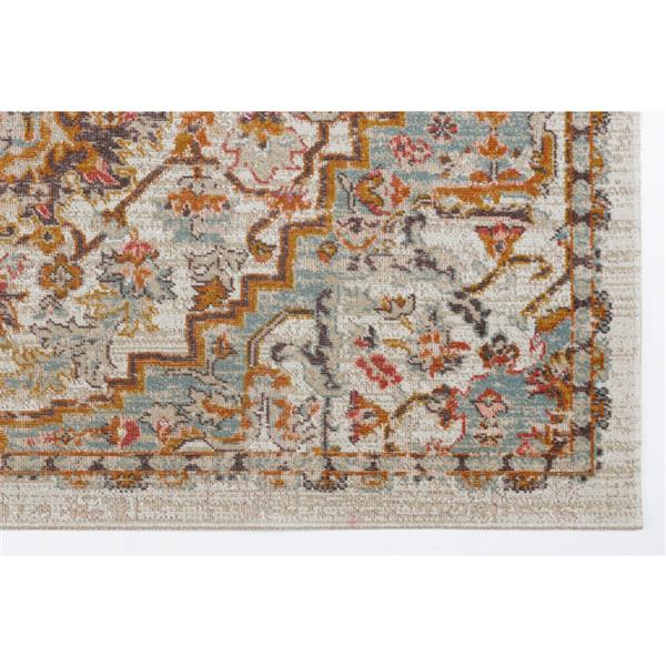 La Dole Rugs®  Frieda Area Rug - 5.3-ft x 7.5-ft - Polypropylene - Cream/Beige