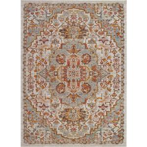 La Dole Rugs®  Frieda Area Rug - 5.3-ft x 7.5-ft - Polypropylene - Cream/Beige