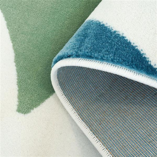 La Dole Rugs® Stars Area Rug - 5.3-ft x 7.5-ft - Polypropylene - Multicolour