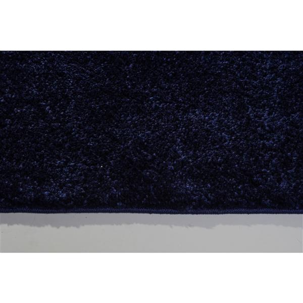 Tapis Candy, 7,8 pi x 10,4 pi, polypropylène, bleu marin