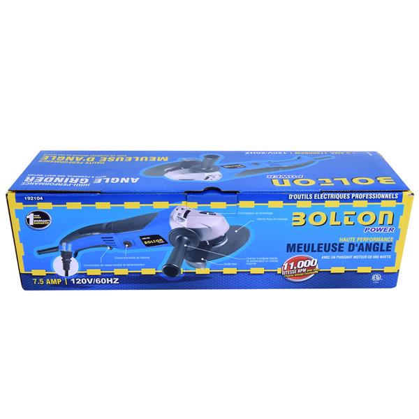 Bolton Toolway Bolton Power 4 1 2 in Angle Grinder 11000 RPM