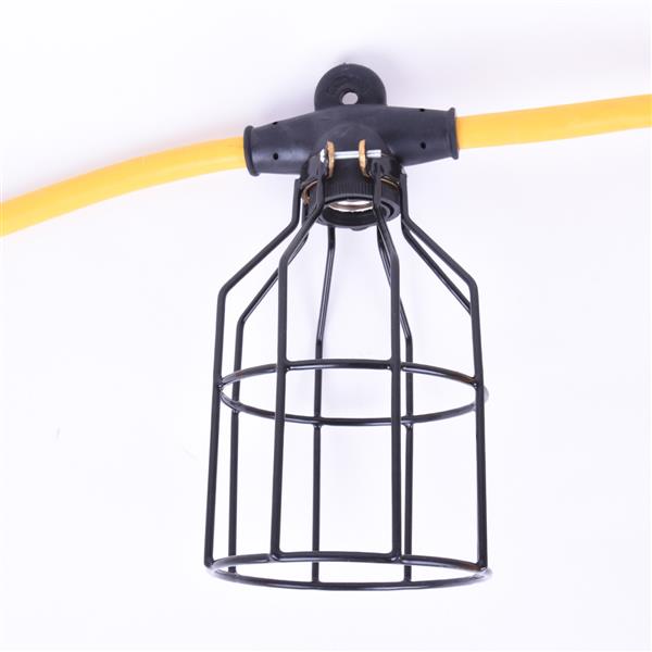 Toolway Temporary String Worklight STW 12/3 30m - 10 Metal Cages