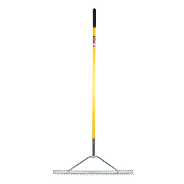 Pro-Yard Toolway Aluminum Rake 36 Tines w/ 64-in Fiberglass Handle