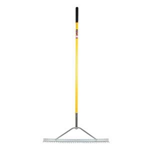 Pro-Yard Toolway Aluminum Rake 36 Tines w/ 64-in Fiberglass Handle