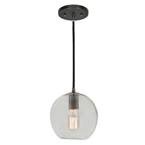 JVI Designs Grand Central 1-Light Pendant - 7-in x 69-in - Gun Metal