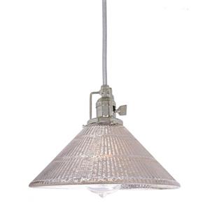 JVI Designs Bailey 1-Light Pendant - 10-in x 68.5-in - Nickel
