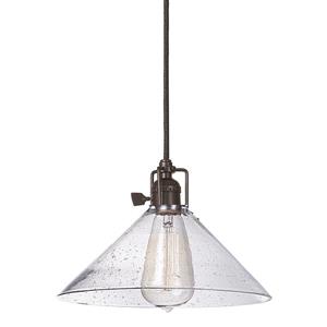 JVI Designs Bailey 1-Light Pendant - 10-in x 68.5-in - Bronze