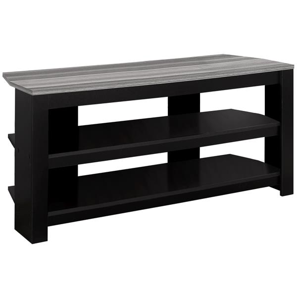 Monarch TV Stand with Grey Top Corner - 42-in L