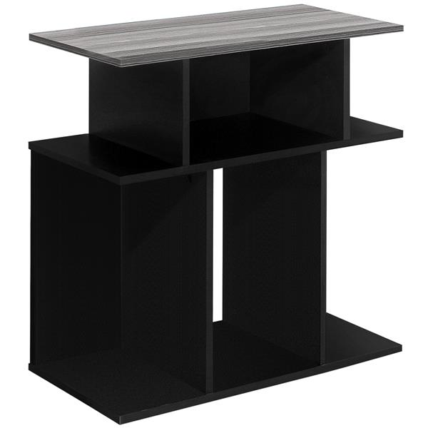 MONARCH SPECIALTIES Monarch Accent Table 24 In H Black With Grey Top   330678212 MainImage 001 L 