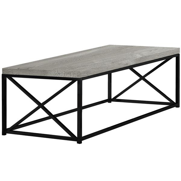 Monarch Specialties Coffee Table Grey Reclaimed Wood And Black Metal 44 In Rona - Grey Barnwood Coffee Table Monarch Specialties Coffee Table Grey Reclaimed Wood And Black Metal 44 In Rona - Grey Barnwood Coffee Table