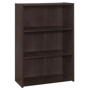 Monarch Bookcase with 3 Shelves - Cappuccino - 36-in H