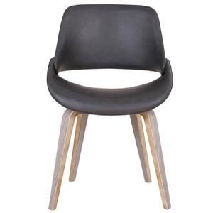 Chaise d'appoint moderne de !nspire, 32,25 po, similicuir gris graphite