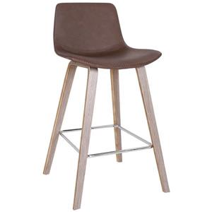 Tabourets de bar !nspire, style mi-siècle, brun, 26 po, ens. de 2