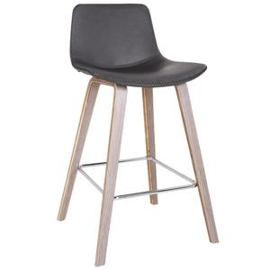 Tabourets de bar !nspire, style mi-siècle, charbon, 26 po, ens. de 2