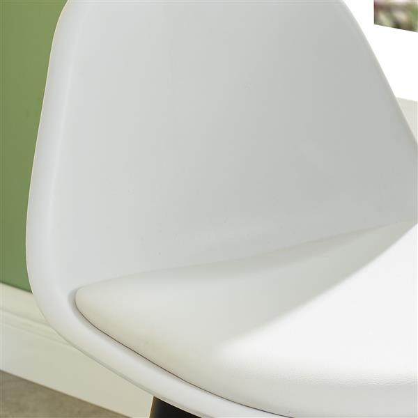 WHI ABS Molded Counter Stool - White - Set of 2