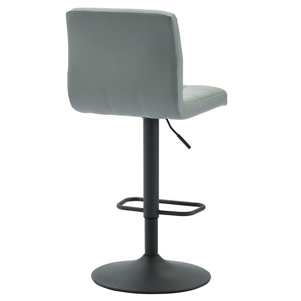 WHI Adjustable Height Fabric Stool -  Light Grey - Set of 2