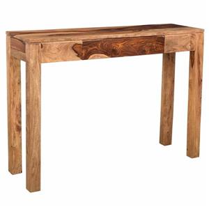 !nspire Console Table - 42-in x 30-in x 12-in - Dark Sheesham Wood