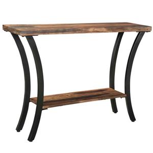 !nspire Industrial Console Table - Solid Mango Wood - 42-in x 30-in - Brown