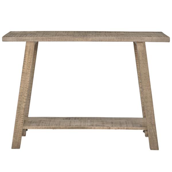 !nspire Solid Wood Console Table - Industrial Design - 42-in - Beige/Grey