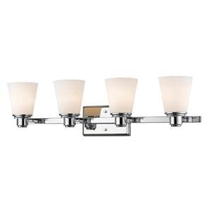 Z-Lite Kayla Transitional 4-Light Vanity Light - Chrome