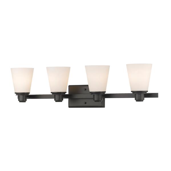 Z-Lite Kayla Transitional 4-Light Vanity Light - Bronze